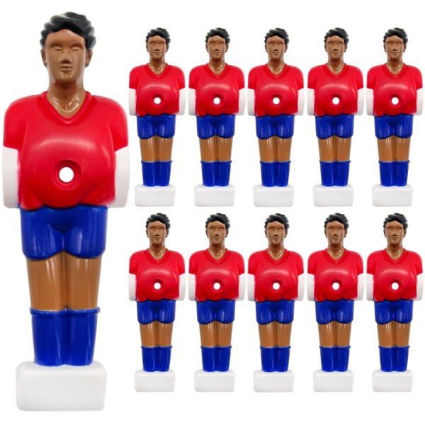 11 Tischkicker Figuren 13mm Spanien Rot Blau - Tisch Fussball Kicker Figuren