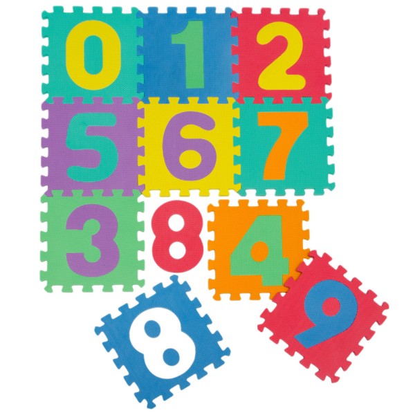 Baby Puzzlematte Kinder Spielmatte EVA Krabbelmatte Babymatte Bodenmatte Zahlen