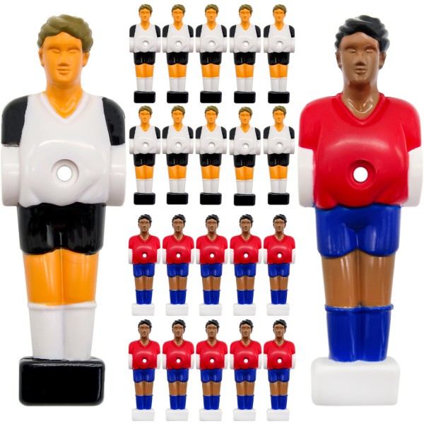 22 Tischkicker Figuren 13mm - Deutschland Spanien Tisch Fussball Kicker Figuren