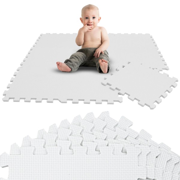9 Teile Spielmatte Baby Puzzlematte - 30x30 Krabbelmatte Bodenmatte Kinderzimmer