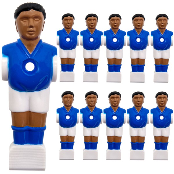 11 Tischkicker Figuren 13mm Frankreich Blau Weiß - Tisch Fussball Kicker Figuren