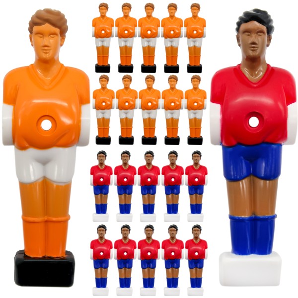 22 Tischkicker Figuren 13mm - Niederlande Spanien Tisch Fussball Kicker Figuren
