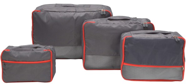 4 Kofferorganizer S-XL Reise Packtaschen Set Rucksack Packwürfel Koffer Taschen