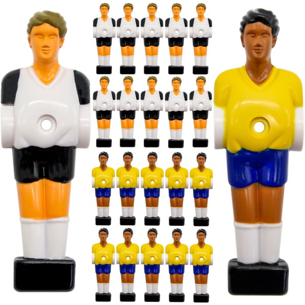 22 Tischkicker Figuren 13mm Deutschland Brasilien Tisch Fussball Kicker Figuren