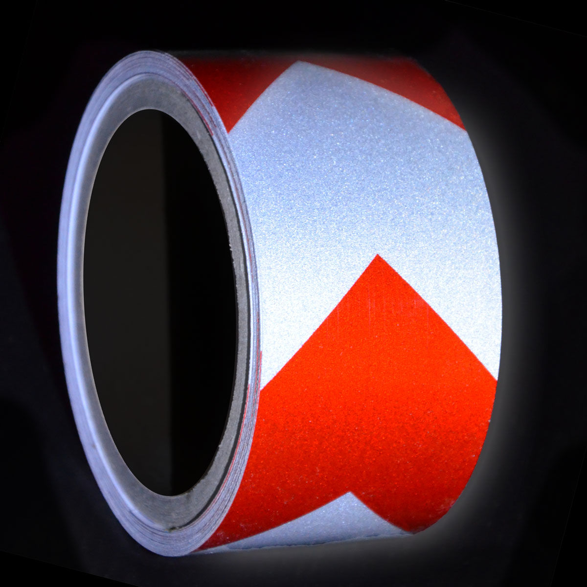 Reflektorband Selbstklebend 5m x 5cm Reflektierendes Warnband Klebeband Rot  Weiß, Warnklebeband, Baumarkt