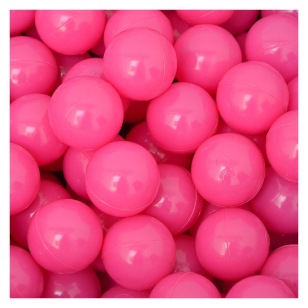 50 Bälle für Bällebad 5,5cm Babybälle Plastikbälle Baby Spielbälle Pink