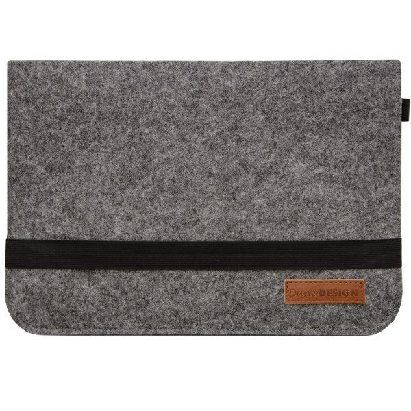 13.3 Filz Laptop-Tasche 35x24 cm Tablet Hülle MacBook Pro Air iPad Surface Grau